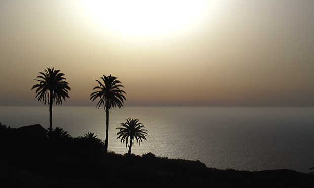 sonnenuntergang im westen