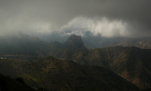 blick von nordosten auf den roque cano 