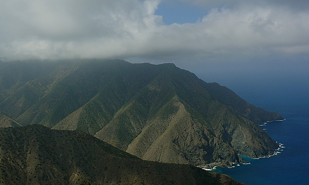 blick auf die cumbre de chigueré / castillo del mar