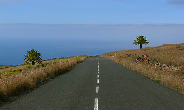 straße im süden gomeras