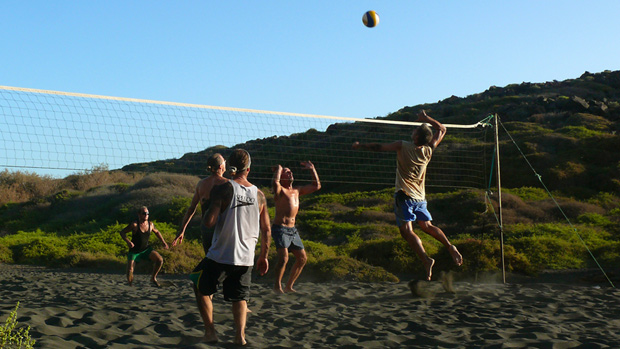 volleyball an der playa ingles